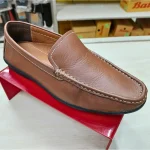 mustard plain loafer