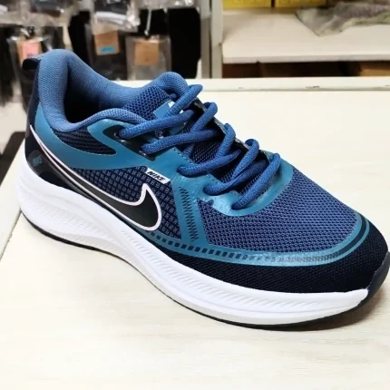 Niike blue Lace-Up Sneaker for Men