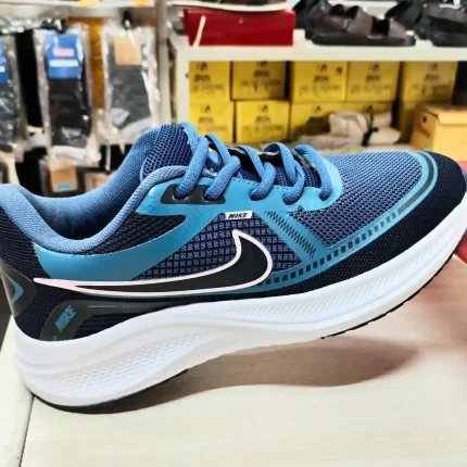 Niike blue Lace-Up Sneaker for Men