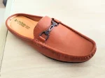Half loafer shuttle mustard