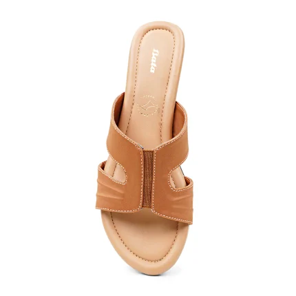 Bata RAY Slip-On Sandal Brown for Women