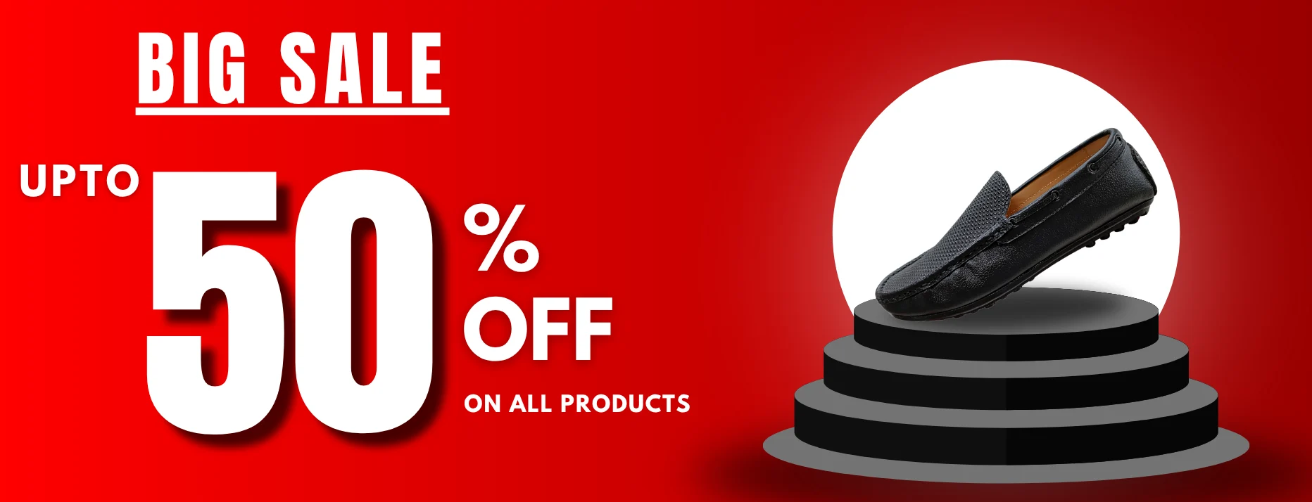 50% off on all producs