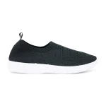 North Star Black STRETCHY SOFT Slip-On Sneaker for Women