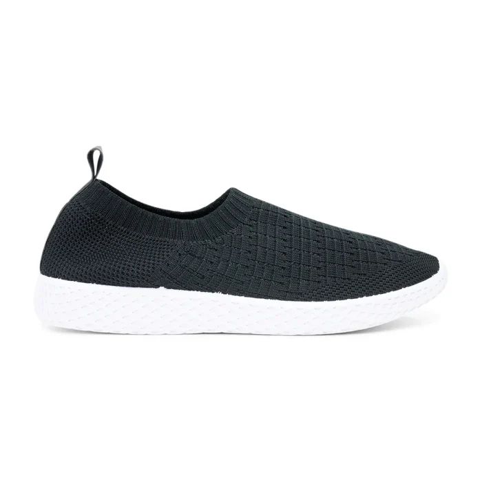 North Star Black STRETCHY SOFT Slip-On Sneaker for Women