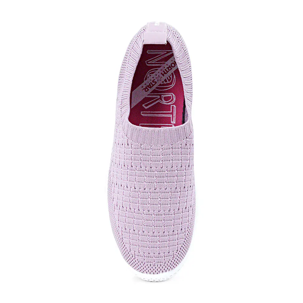 North Star Light Pink STRETCHY SOFT Slip-On Sneaker for Women