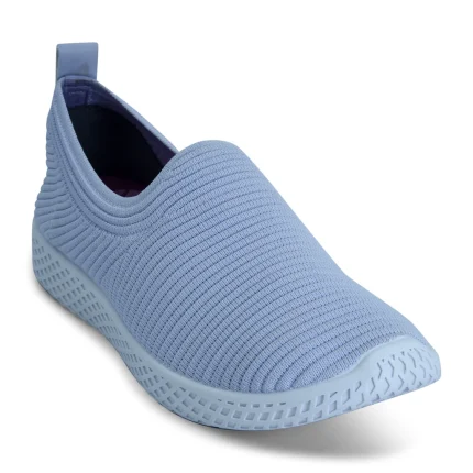 North Star Sky Blue Stretchy Slip-On Shoe for Women