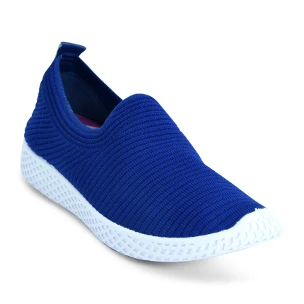 North Star Blue Stretchy Slip-On Shoe for Women
