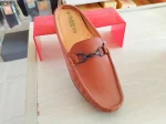 Half loafer shuttle mustard