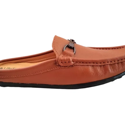 Half loafer shuttle mustard