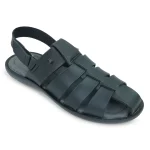 REX-2 Fisherman-Style Black Belt Sandal