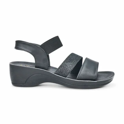 Light & Easy black ORCHID Belt Sandal